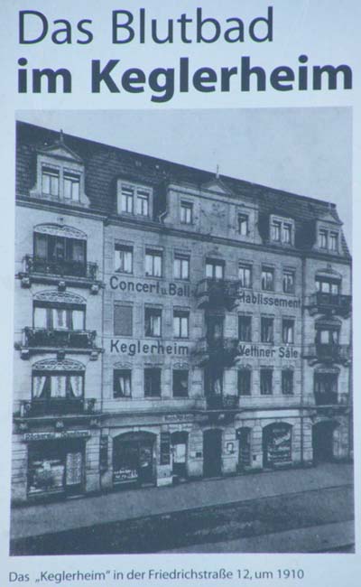 Das Keglerheim in der Friedrichstraße 12, um 1910