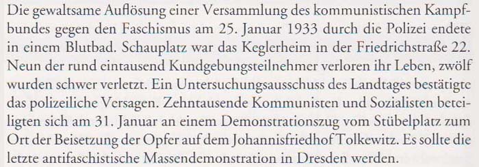 aus: ´Geschichte der Stadt Dresden´ von Uwe Schieferdecker, 2003, Seite 120