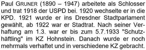 Paul Gruner (1890 – 1947) arbeitete als Schlosser ...