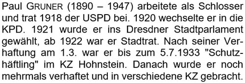 Paul Gruner (1890 – 1947) arbeitete als Schlosser ...