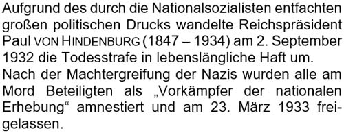 Aufgrund des durch die Nationalsozialisten entfachten ...