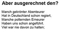 Erich Weinert kommentiert die Machtübergabe an Adolf Hitler.