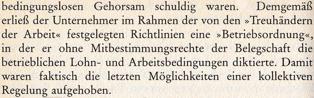aus: ´Geschichte der deutschen Gewerkschaftsbewegung´, Seite 356