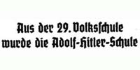 Einweihung der Adolf-Hitler-Schule am 21.9.1934