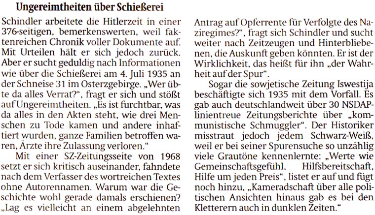 Artikel in der ´Sächsischen Zeitung´ vom 5.9.2018