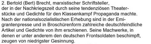 Text zum Artikel in ´Sächsische Volkszeitung´ vom 14. Juni 1935, Seite 5 - Bertolt Brecht