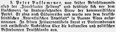 ´Sächsische Volkszeitung´ vom 14. Juni 1935, Seite 5 - Peter Bussemeyer