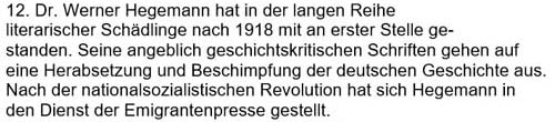 Text zum Artikel in ´Sächsische Volkszeitung´ vom 14. Juni 1935, Seite 5 - Dr. Werner Hegemann