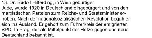 Text zum Artikel in ´Sächsische Volkszeitung´ vom 14. Juni 1935, Seite 5 - Dr. Rudolf Hilferding