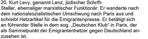 Text zum Artikel in ´Sächsische Volkszeitung´ vom 14. Juni 1935, Seite 5 - Kurt Levy