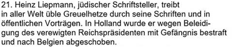 Text zum Artikel in ´Sächsische Volkszeitung´ vom 14. Juni 1935, Seite 5 - Heinz Liepmann