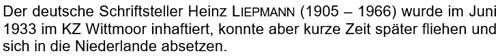 Text zu Heinz Liepmann