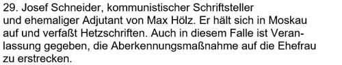 Text zum Artikel in ´Sächsische Volkszeitung´ vom 14. Juni 1935, Seite 6 - Josef Schneider