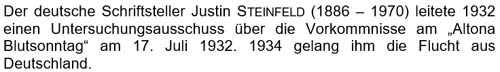 Text zu Justin Steinfeld