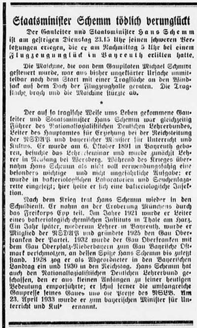 ´Sächsische Volkszeitung´ vom 7. März 1935, Seite 5