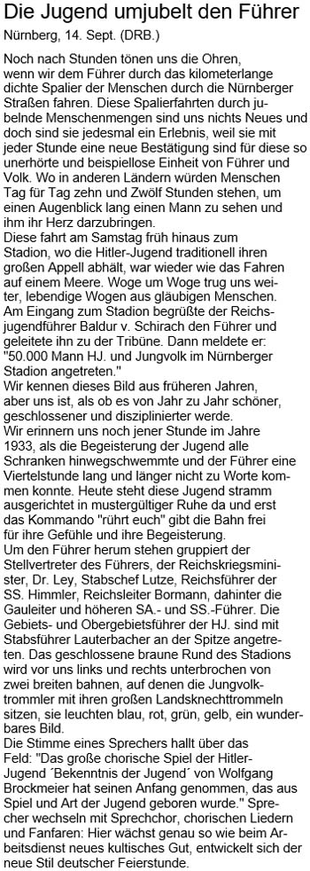 Text zu ´Freiburger Zeitung´ vom 16. September 1935, Seite 4 - Teil 1 a