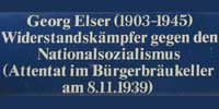 Georg Elser verübt in München ein Attentat auf Adolf Hitler