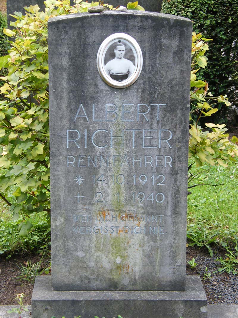 Grabstein für Albert Richter