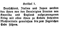 Deutschland erklärt den USA den Krieg