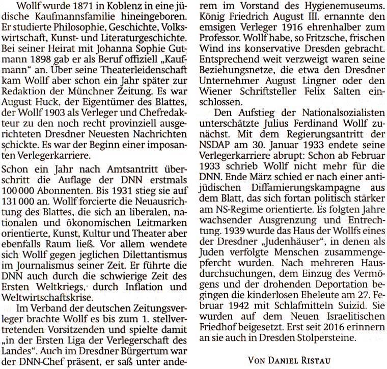 Artikel in der ´Sächsischen Zeitung´ vom 3. Juli 2019