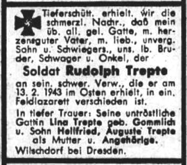 Soldat Rudolph Trepte