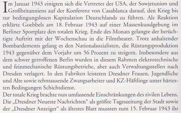 aus: ´Geschichte der Stadt Dresden´ von Uwe Schieferdecker, 2003, Seite 128