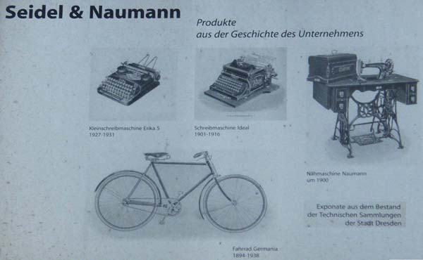 Schautafel 2 für das Werk Seidel & Naumann