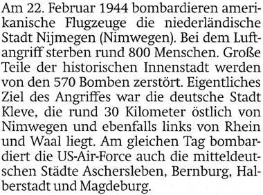 Artikel in der ´Sächsischen Zeitung´ vom 22. Februar 2014