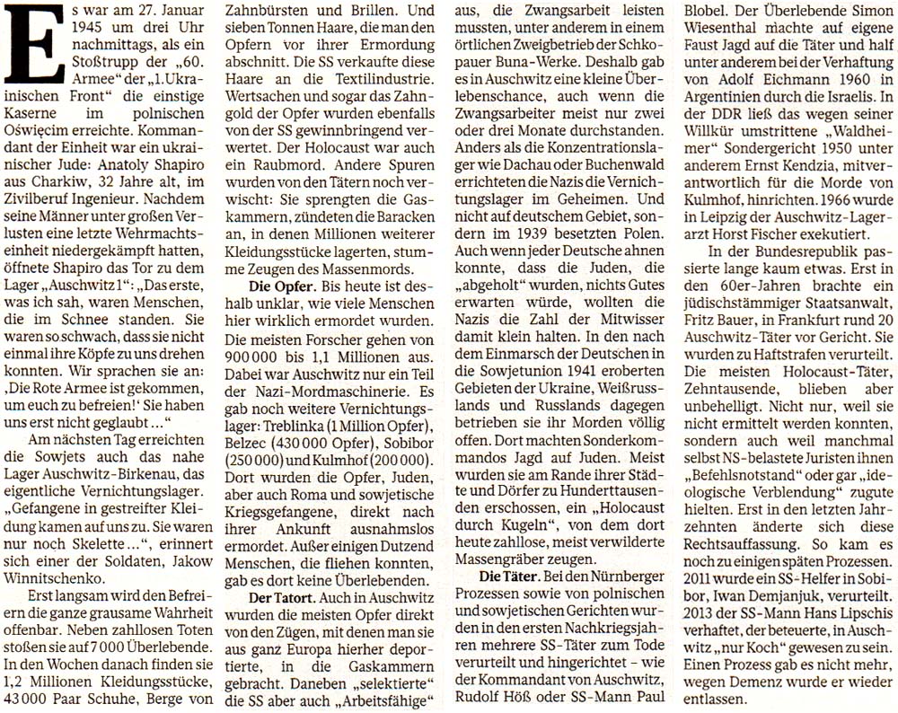 Artikel in der ´SuperIllu´ Nr. 6 / 2015