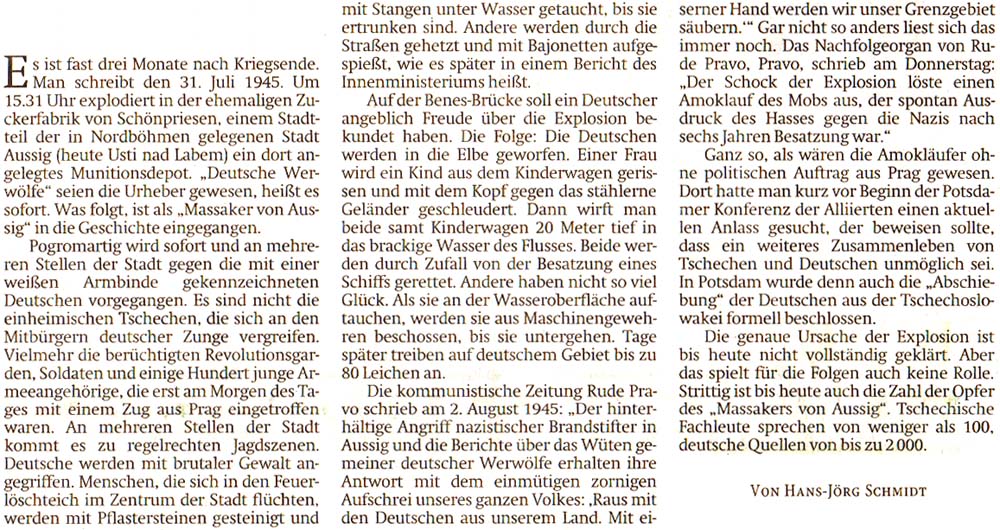 Artikel in der ´Sächsischen Zeitung´ vom 31. Juli 2015