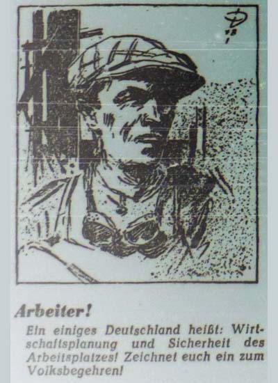 Arbeiter! in der ´Sächsischen Zeitung´ vom 18. Mai 1948