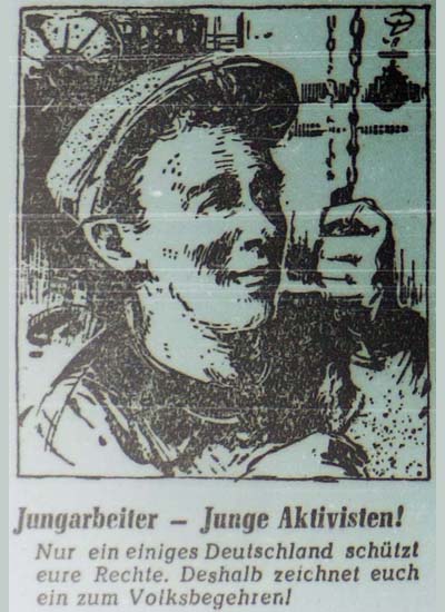 Jungarbeiter - Junge Aktivisten! in der ´Sächsischen Zeitung´ vom 19. Mai 1948
