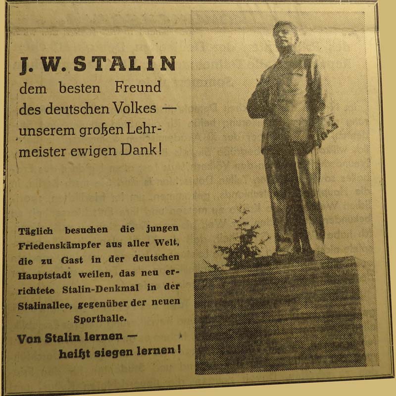 Artikel in ´Deutsches Sportecho´ vom 6. August 1951