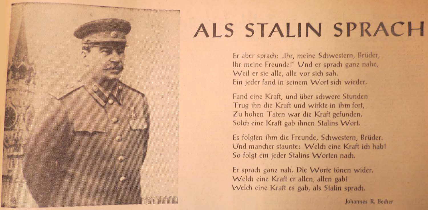 Gedicht im ´Deutschen Sportecho´ vom 15.12.1952