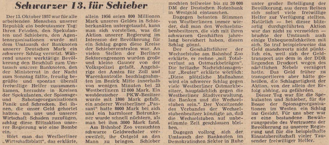 Artikel aus ´Radsport-Woche´ Nr. 42 vom 15. Oktober 1957