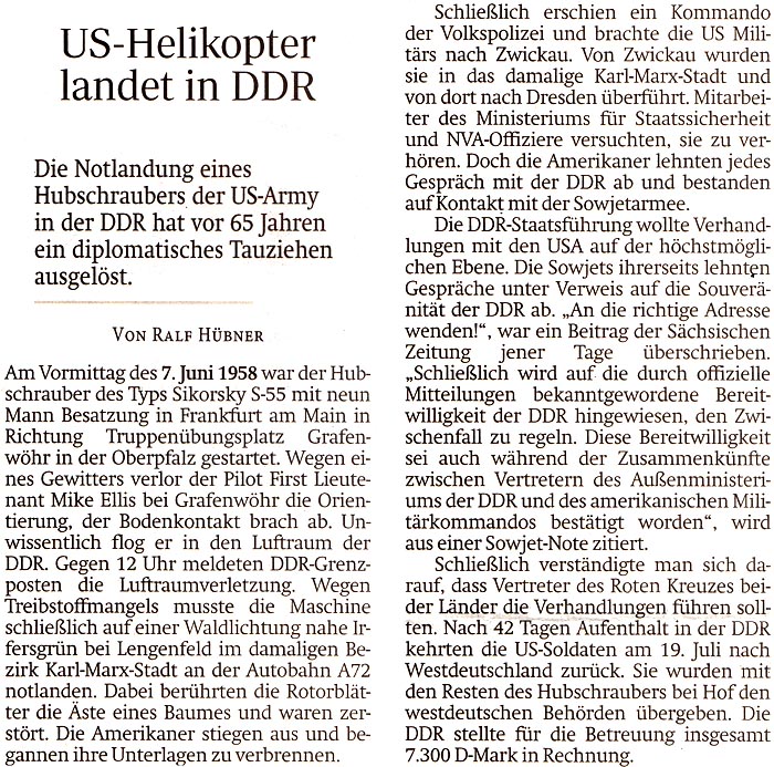 Artikel in der ´Sächsischen Zeitung´ vom 26. August 2023