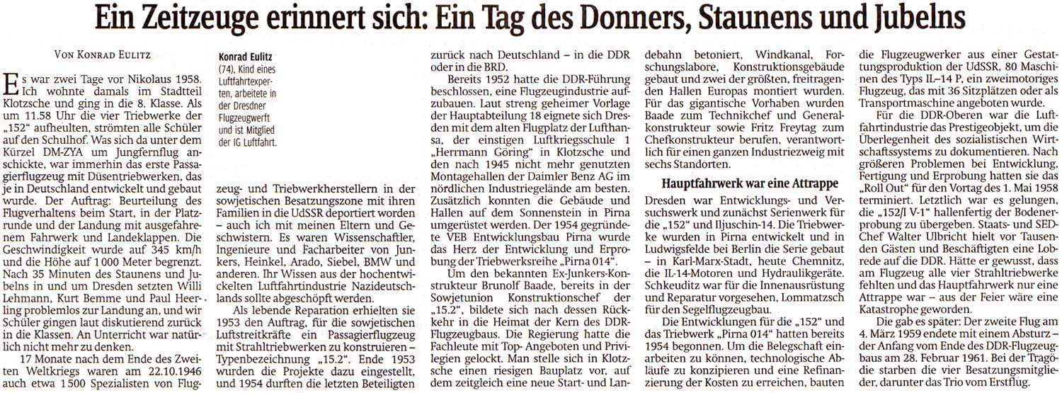 Artikel aus der ´Sächsischen Zeitung´ vom 4. Dezember 2018