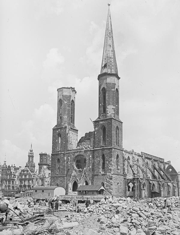 die Sophienkirche nach 1945
