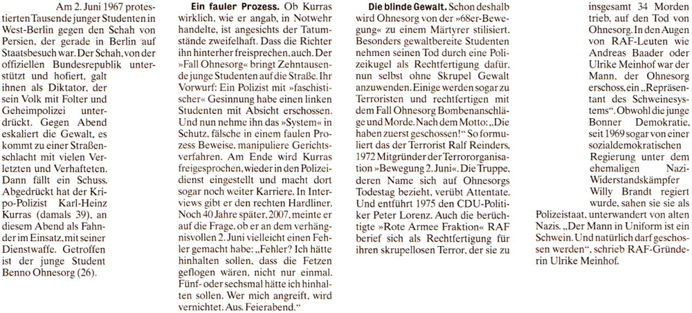 Artikel in der ´SuperIllu´ Nr. 23 / 2009