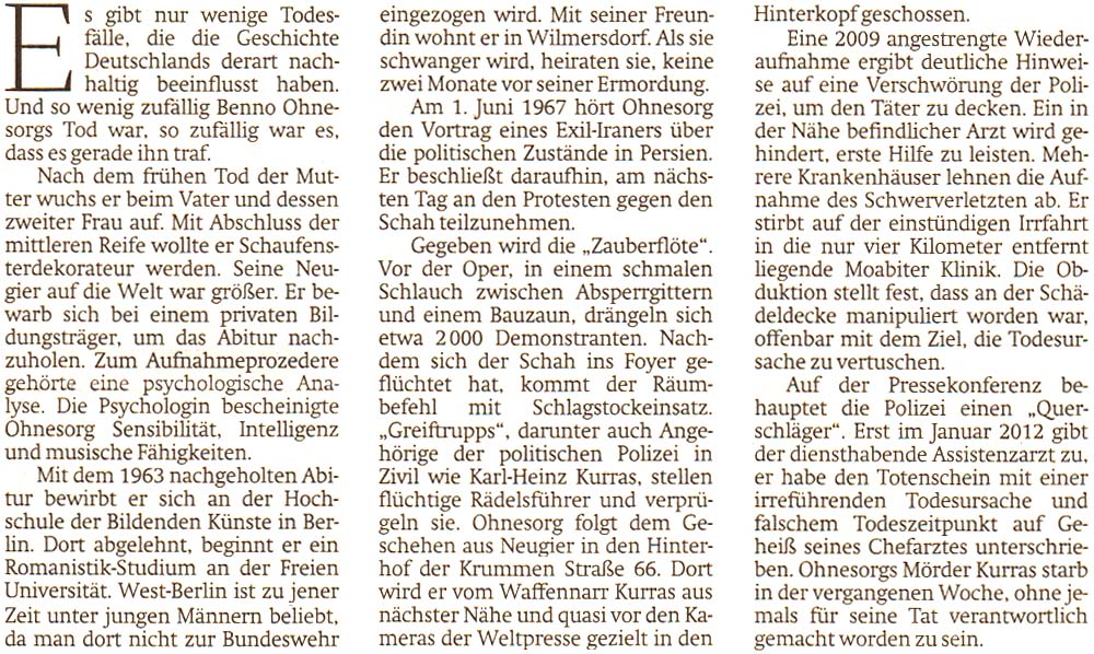 Artikel in der ´Sächsischen Zeitung´ vom 21.2.2015