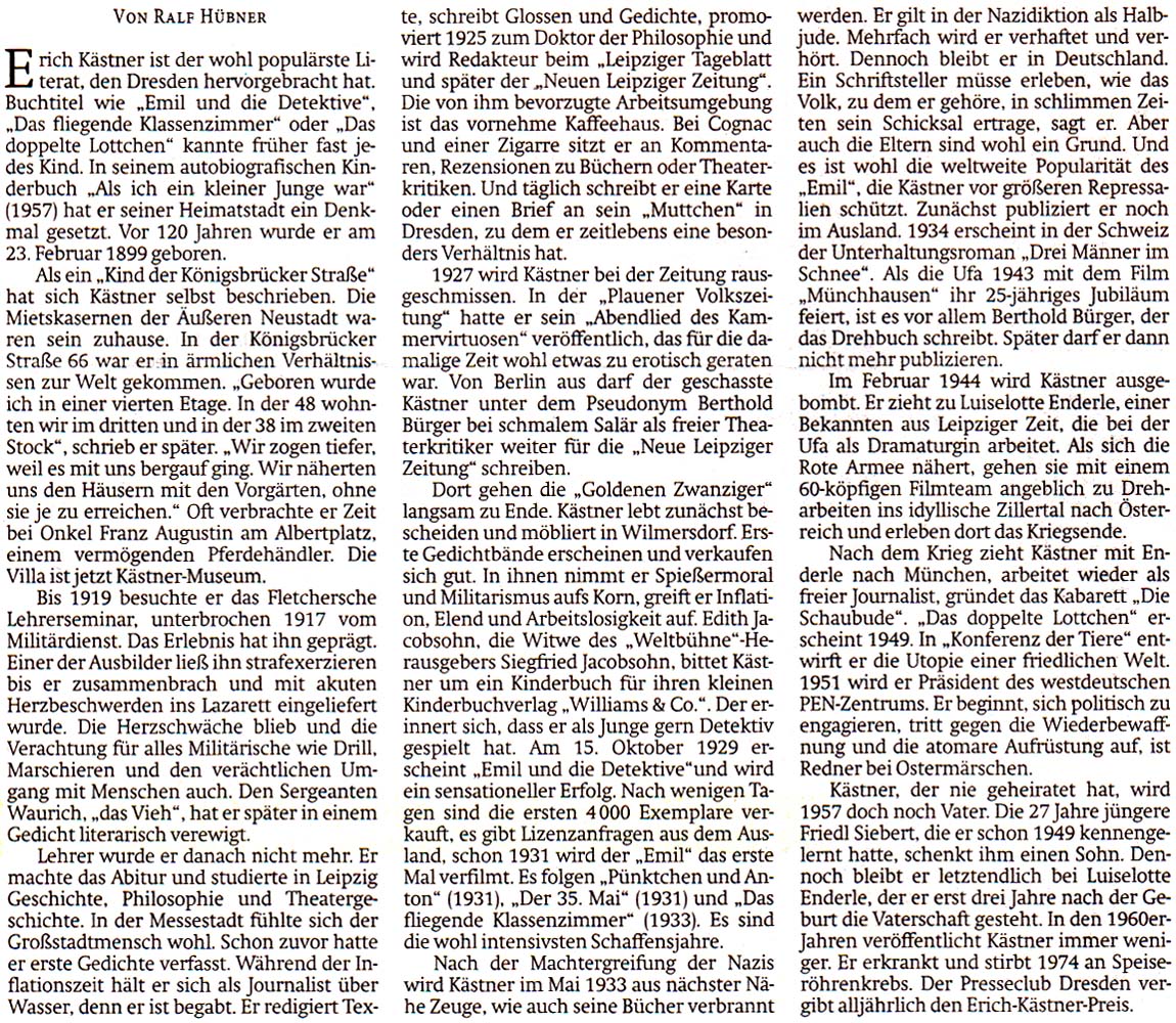 Artikel in der ´Sächsischen Zeitung´ vom 23. Februar 2019