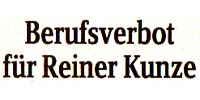 Reiner Kunze wird aus dem Schriftstellerverband ausgeschlossen.