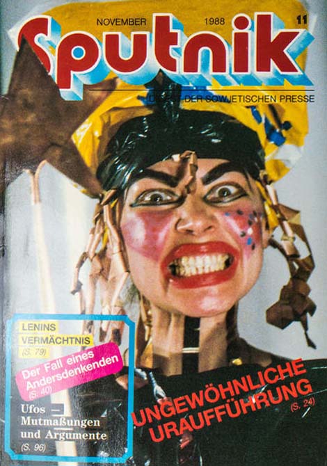 Titelblatt des ´Sputnik´ vom November 1988