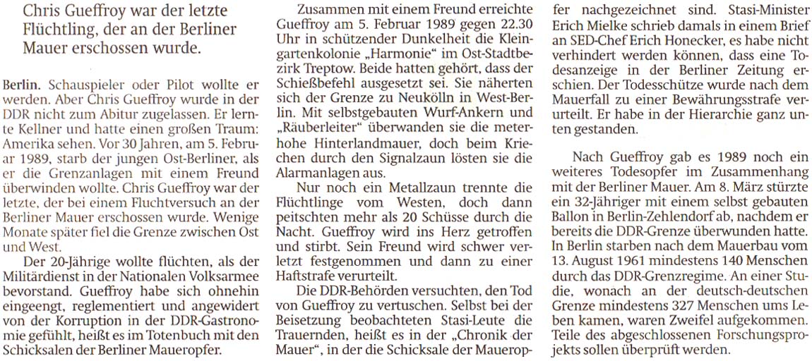 Artikel in der ´Sächsische Zeitung´ vom 5. Februar 2019