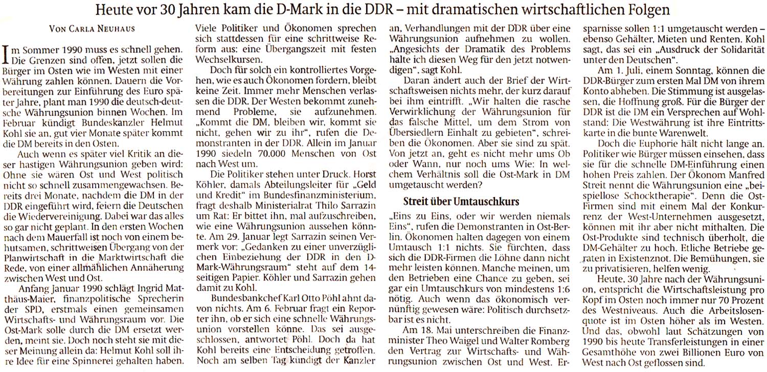 Artikel aus ´Sächsische Zeitung´ vom 1. Juli 2020, Seite 4