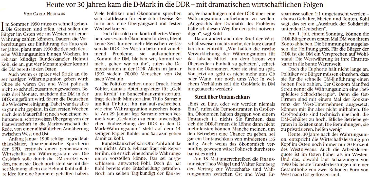 Artikel aus ´Sächsische Zeitung´ vom 1. Juli 2020, Seite 4