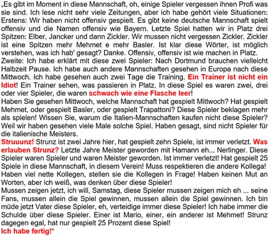 Text der Brandrede vom 10. März 1998