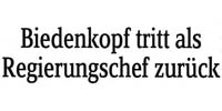 Biedenkopf tritt als Sachsens Ministerpräsident zurück