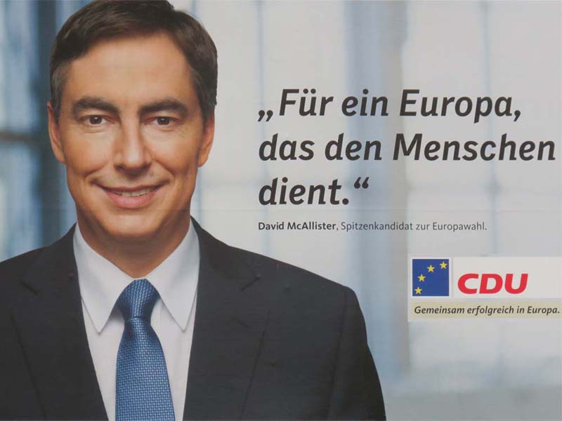 CDU - Für ein Europa, das den Menschen dient.
