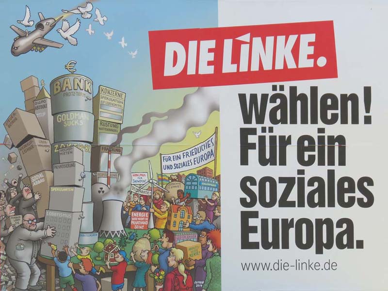 Linke - wählen! Für ein soziales Europa.